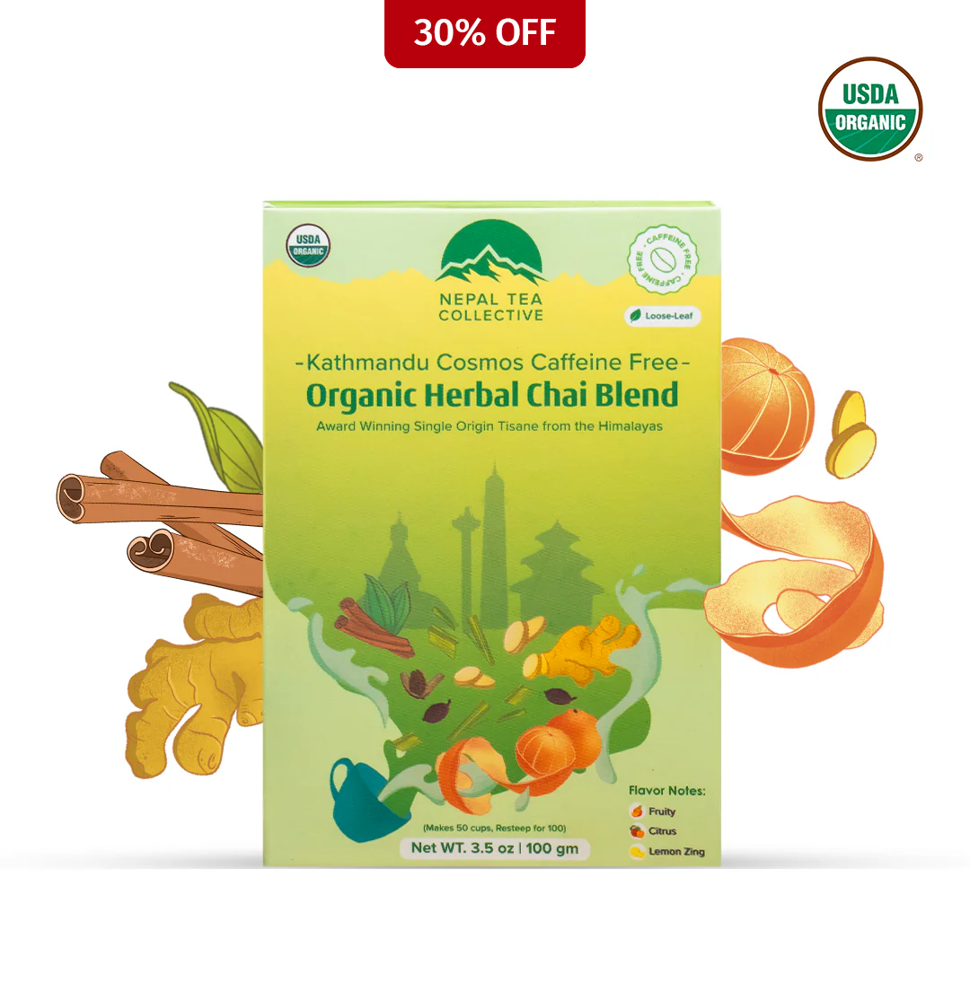 Kathmandu Cosmos · Herbal Tea (Caffeine Free) | Nepal Tea