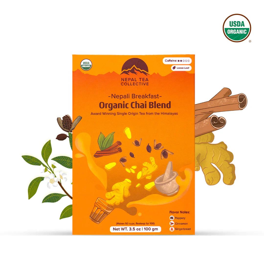 Nepali Breakfast · Spiced Black Tea Blend | Nepal Tea