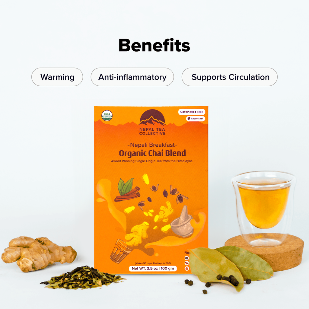 Nepali Breakfast · Spiced Black Tea Blend | Nepal Tea