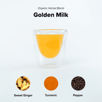 Organic Golden Milk · Herbal Blend (Caffeine Free) | Nepal Tea