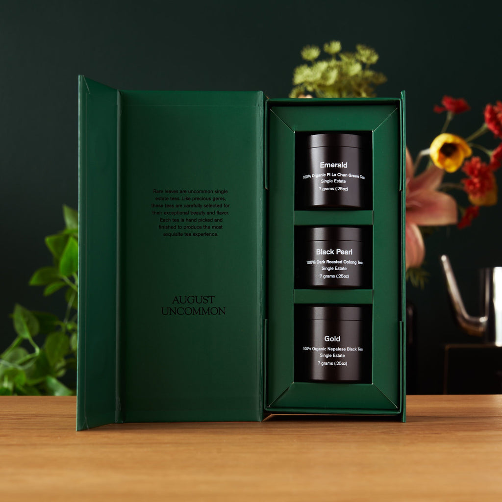 Rare Leaves · Single Origin Tea Mini Tin Sampler | August Uncommon Tea