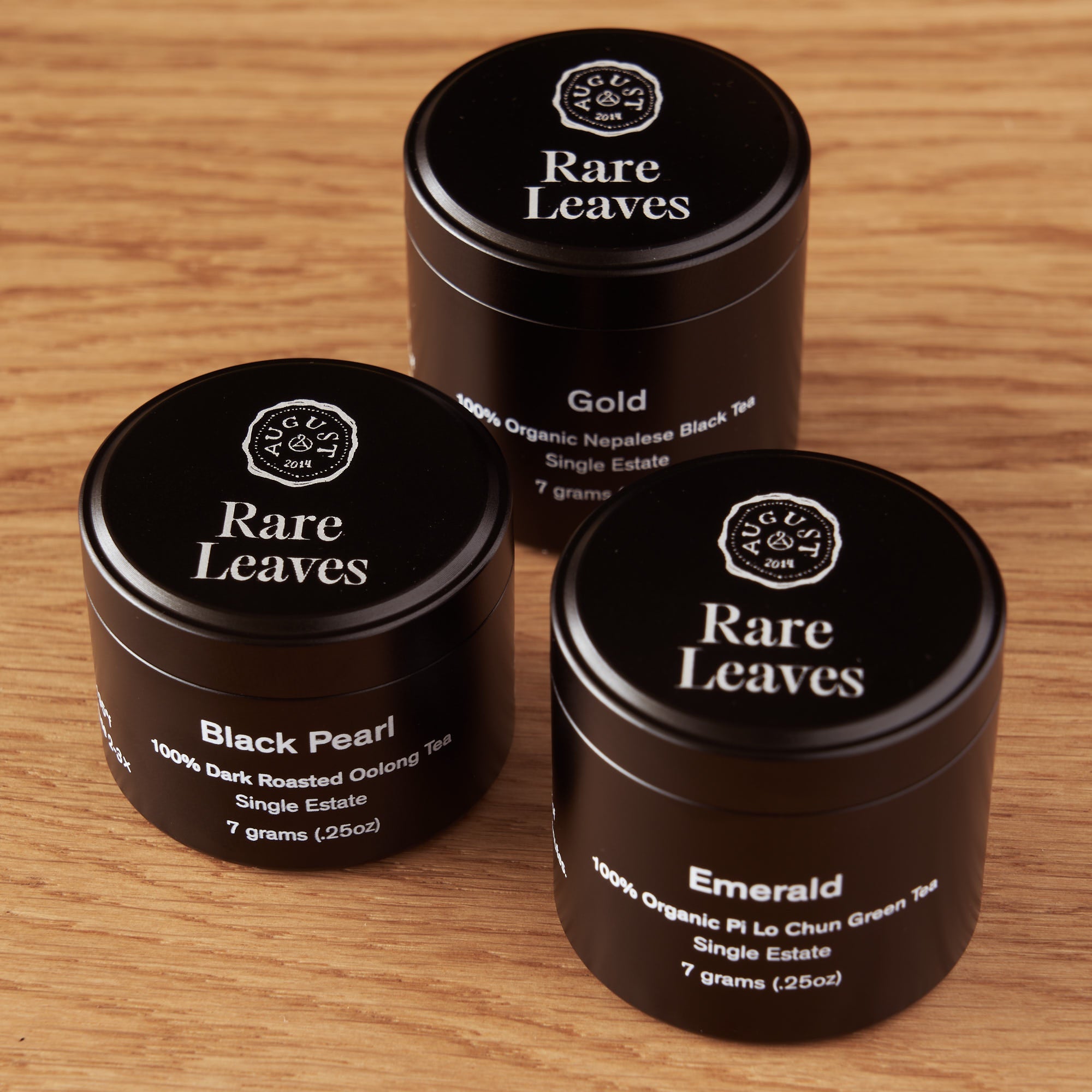 Rare Leaves · Single Origin Tea Mini Tin Sampler | August Uncommon Tea