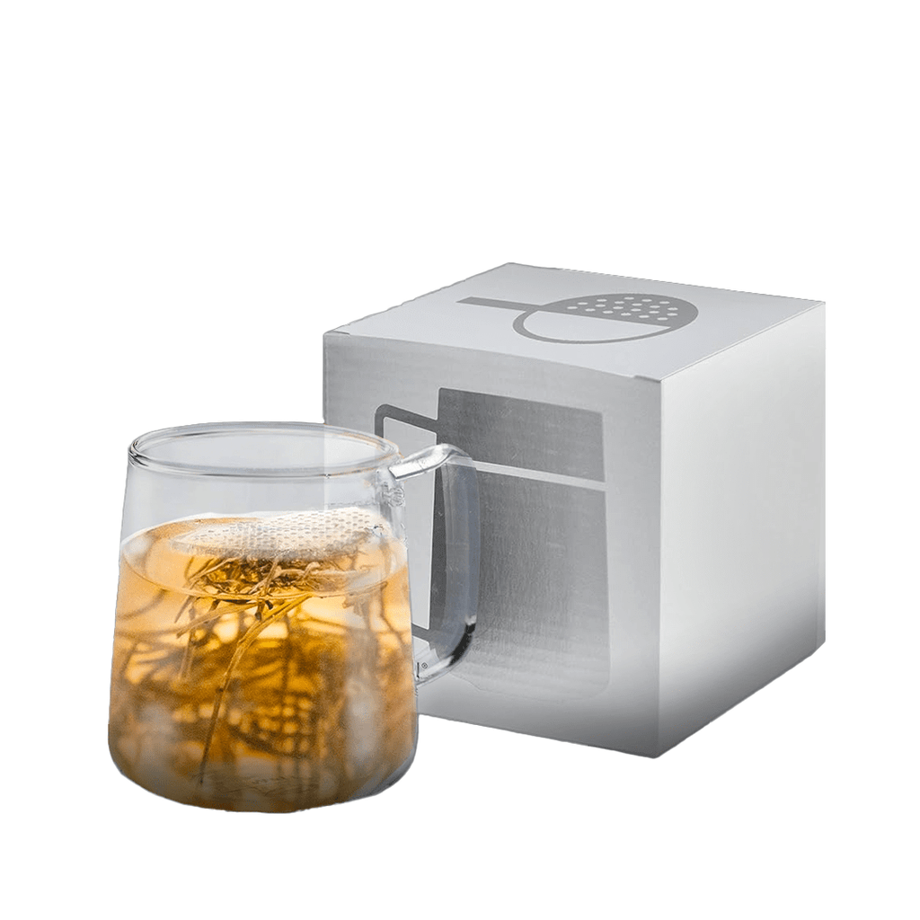 The WALL® Tea Infuser · Borosilicate Glass Cup | Nepal Tea