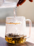 The WALL® Tea Infuser · Borosilicate Glass Cup | Nepal Tea